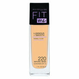 Fit Me Luminous + Smooth Foundation 220 Natural Beige illuminating face foundation 30ml