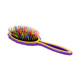 Big Handy Hair Brush. Big Violet-Yellow hairbrush