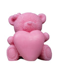 Happy Soaps Pink Big Bear with Heart natural glycerin soap Wi?nia 120g