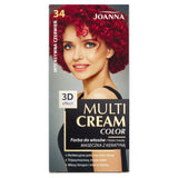 Multi Cream Color hair dye 34 Intensive Red