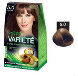 Variete Color Permanent Color Cream permanent coloring 5.0 Light Brown 50g