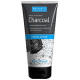 Charcoal Facial Scrub cleansing face scrub with active carbon 150ml