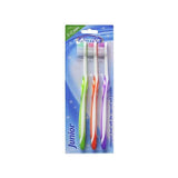 Junior 8-12 Years toothbrushes for children 3 pcs.