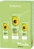 #Foodie Avocado Body Lotion 200ml + Hand Cream 75ml + Foot Mask Cream 75ml