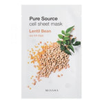 Pure Source Cell Sheet Mask cotton face mask Lentil Bean 21g