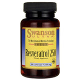 Resveratrol 250mg dietary supplement 30 capsules