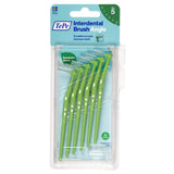 Angle interdental brushes 0.8mm Green 6pcs