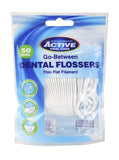 Dental Flossers thread-toothpicks in a string bag 50 pcs.