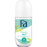 Fresh & Dry Green Tea 48h antiperspirant roll-on with the scent of green tea 50ml