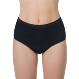 High Waist underwear reusable for light urinary incontinence for women Black M 40ml