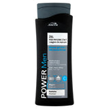 Power Men shower gel 3in1 with charcoal for men 400ml