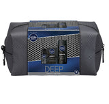 Men Deep Control set antibacterial aftershave 100ml + shower gel 250ml + antiperspirant roll-on 50ml + cosmetic bag