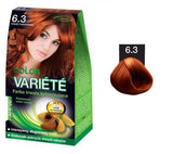 Variete Color Permanent Color Cream permanent coloring dye 6.3 Mahogany Copper 50g