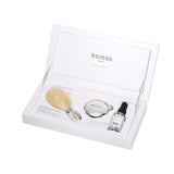 Silver Spa Brush Mini set: mini hairbrush + mini mirror + Silk Perfume 50ml