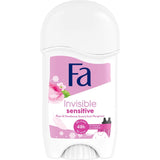 Invisible Sensitive 48h antiperspirant stick with the scent of rose and hawthorn 50ml