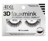 3D Faux Mink pair of false eyelashes 860 Black