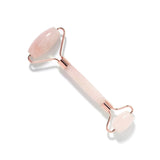 Premium Jade Roller face massager made of pink quartz