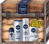 Men Silver Protect set shaving foam 200ml + shower gel 250ml + aftershave balm 100ml + antiperspirant roll-on 50ml