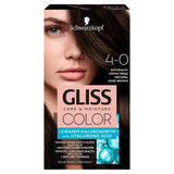 Gliss Color hair coloring cream 4-0 Natural Dark Brown