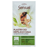 Sensual body depilatory patches strong hair 12pcs + tube with soothing olive 10ml