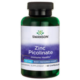 Zinc Picolinate 22mg, dietary supplement, 60 capsules