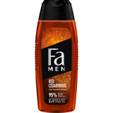 Men Red Cedarwood shower gel with a 2in1 formula with the scent of wood notes of red cedar 400ml