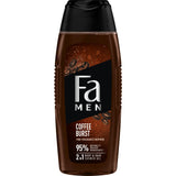 Men Coffee Burst shower gel with a 2in1 formula with an aromatic coffee scent 400ml