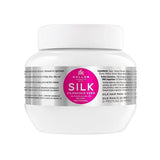 Silk Hair Mask With Olive Oil And Silk Protein silk hair mask with proteins from olive oil and silk 275ml