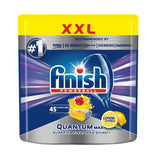 Quantum Max dishwasher capsules, 45 lemon