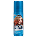 Live Color Spray washable hair coloring spray Fiery Red 120ml