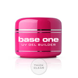 Base One Thick Clear colorless nail builder gel 50g