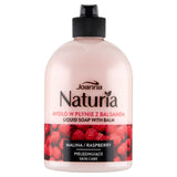 Naturia liquid soap with Raspberry flip-top lotion 500ml