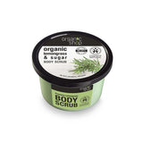 Organic Lemongrass & Sugar Body Scrub body scrub with the scent of lemongrass 250ml