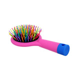 Handy Hair Brush With Mirror hairbrush with a mirror Rose Pink