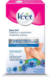 Veet patches depilatory wax underarms sensitive skin 16 pcs