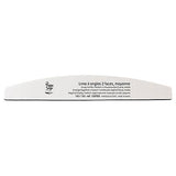 2-Way Nail File Medium double-sided nail file 180/180 crescent moon 1pc