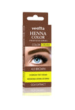 Professional Henna Color Cream henna for eyebrows in cream 4.0 Brown 30g