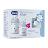 NaturalFeeling feeding set bottle 150ml 0m + + bottle 250ml 2m + + PhysioForma Comfort teat 0m + Blue