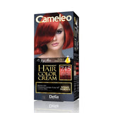 Omega Permanent Hair Color Cream permanently colors hair dye 7.45 Intensive Red