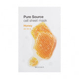 Pure Source Cell Sheet Mask cotton face mask Honey 21g