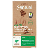 Sensual Vegan body depilatory patches 12 pcs + tube with soothing olive 10 ml