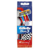 Blue 3 Nitro disposable razors for men 4pcs