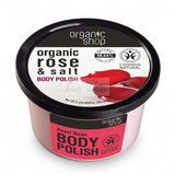 Organic Rose & Salt Body Polish body paste based on rose extract and natural salt 250ml