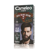 Men Hair Color Cream Hair dye beard and mustache 4.0 Medium Brown 30ml