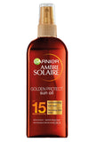 Ambre Solaire Golden Protect tanning oil spray SPF15 150ml