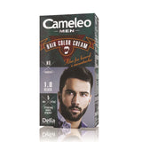 Men Hair Color Cream Hair dye beard and mustache 1.0 Black 30ml