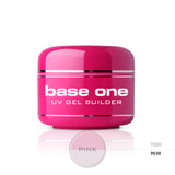 Base One Pink builder gel for nails 15g