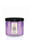 Zen scented candle with three wicks Wisteria 411g