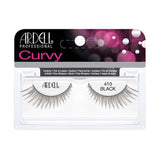 Curvy false eyelashes on the strip 410 Black