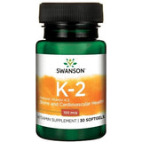 Vitamin K2 100 µg dietary supplement 30 capsules